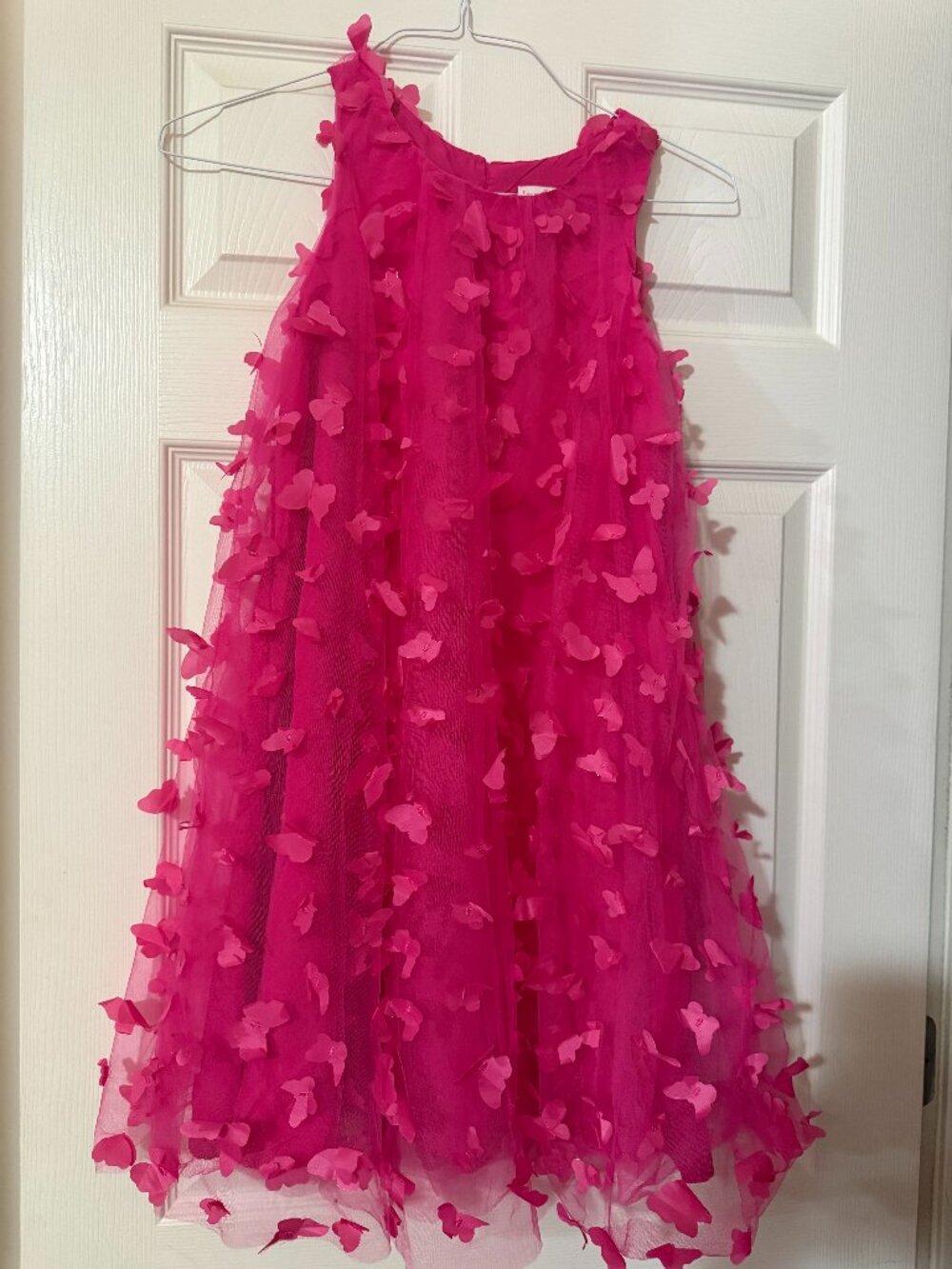Kensie Girl Pink 3D Butterfly Tulle Party Dress Size 12  SKU062